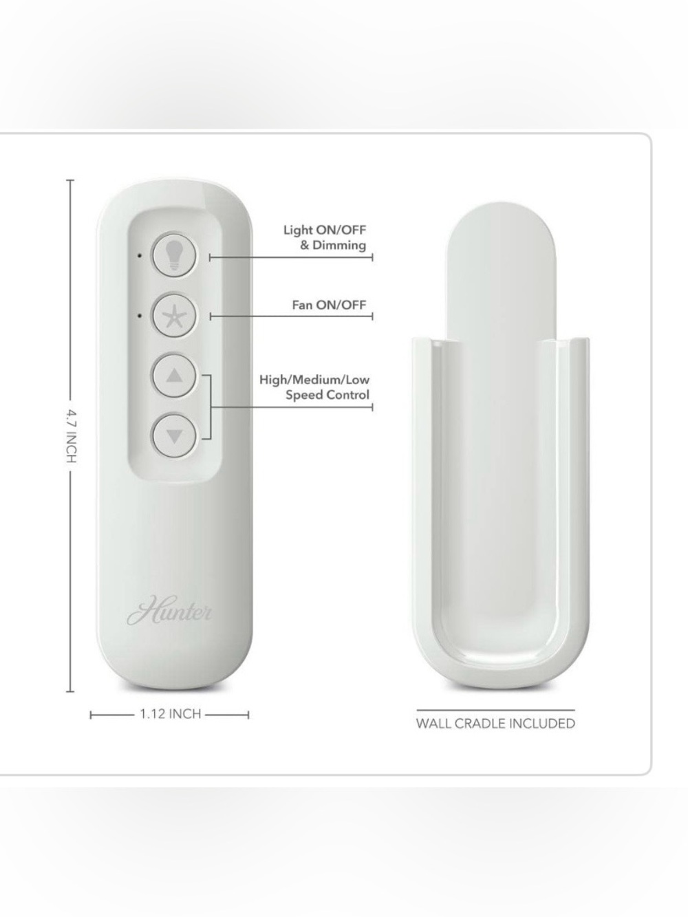 Hunter Ceiling Fan Remote Control - Picture 5 of 6